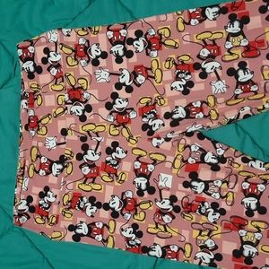 LulaRoe, one size, Mickey Mouse, pink